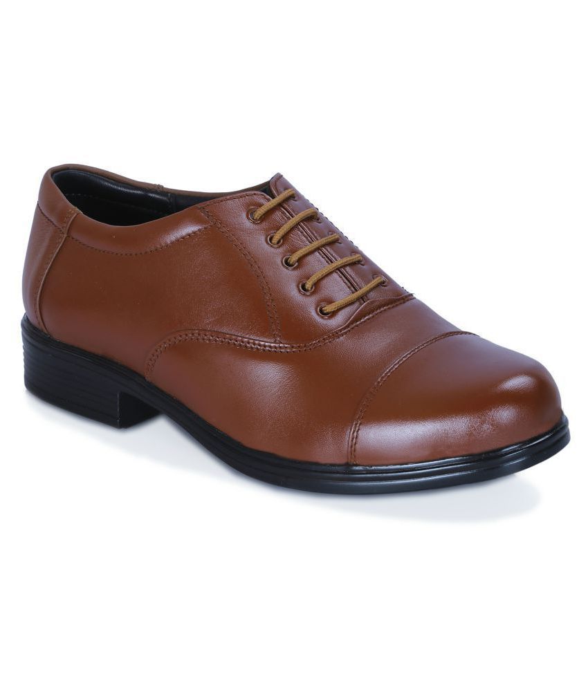 Red Parade Oxfords Genuine Leather Black Formal Shoes Price in India ...