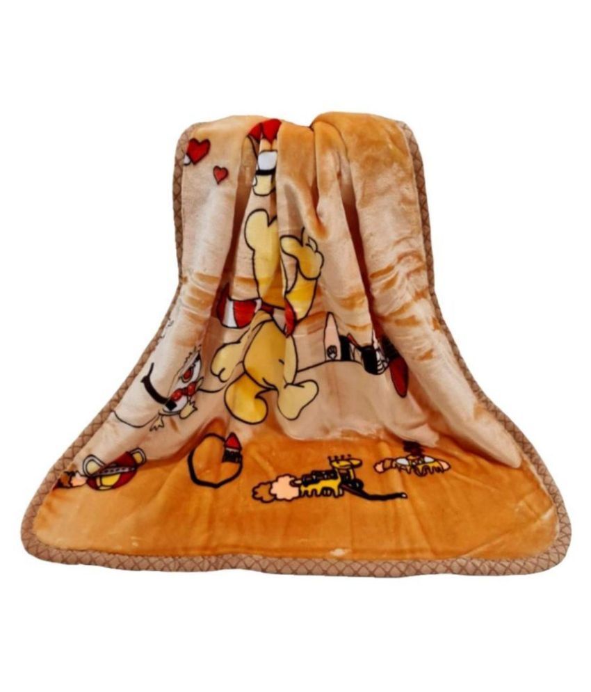 Anaya Creation MultiColour Velvet Baby Blanket ( 115 cm × 80 cm 1 pcs