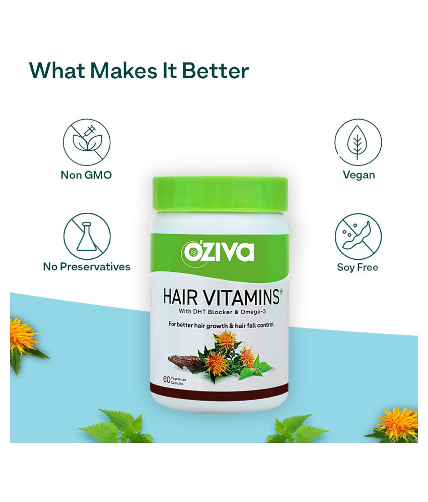 Buy OZiva Plant Based Hair Vitamins|Hair Supplement- Growth & Hair Fall  Control Online at Best Price in India - Snapdeal