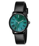 EMPERO Leather Round Womens Watch