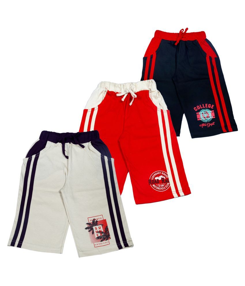 1ly Garments, Boys Three Fourth Shorts 