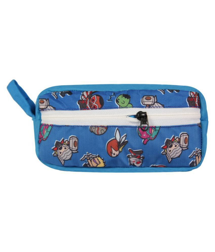     			Smily kiddos Pencil Pouch 4- Light Blue & Blue