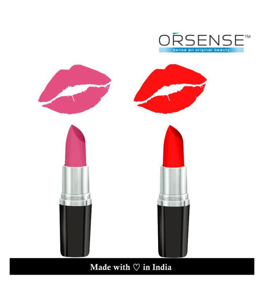     			orsense Creme Lipstick Multi Pack of 2 7 g