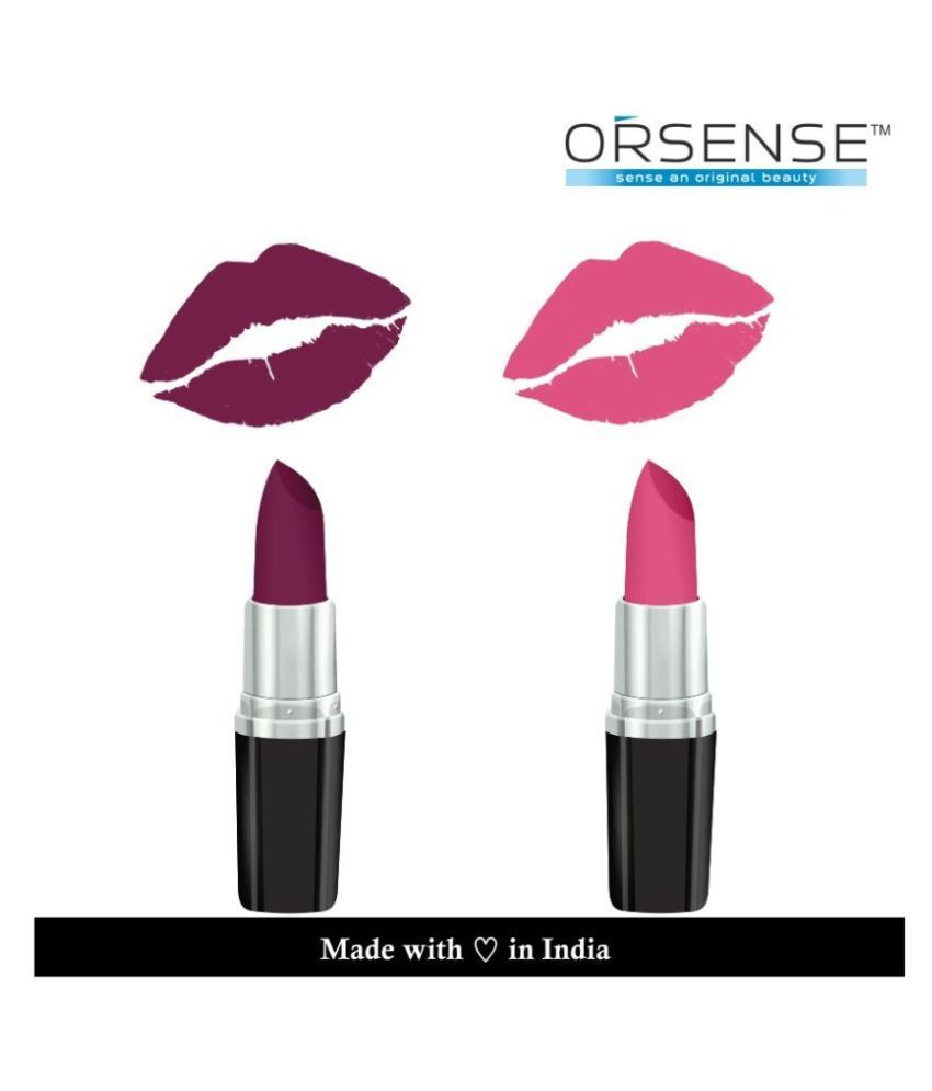     			orsense Creme Lipstick Multi Pack of 2 7 g