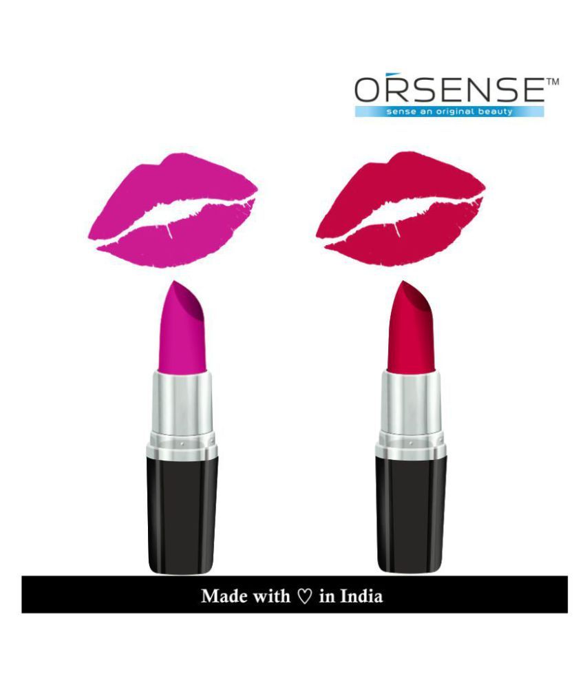     			orsense Creme Lipstick Multi Pack of 2 7 g