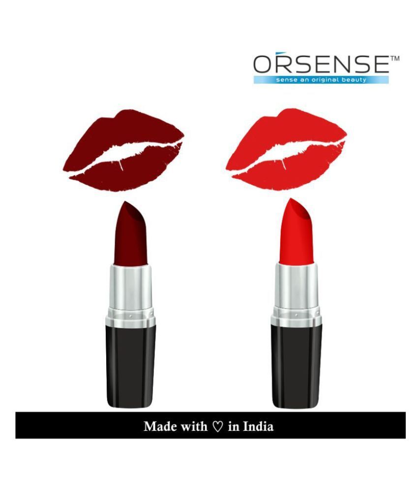     			orsense Creme Lipstick Multi Pack of 2 7 g