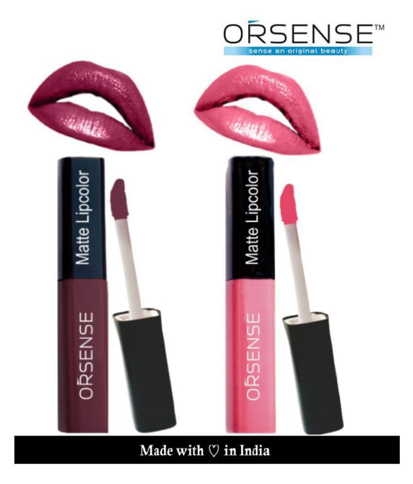     			orsense Liquid Lipstick Baby Pink Pack of 2 10 g