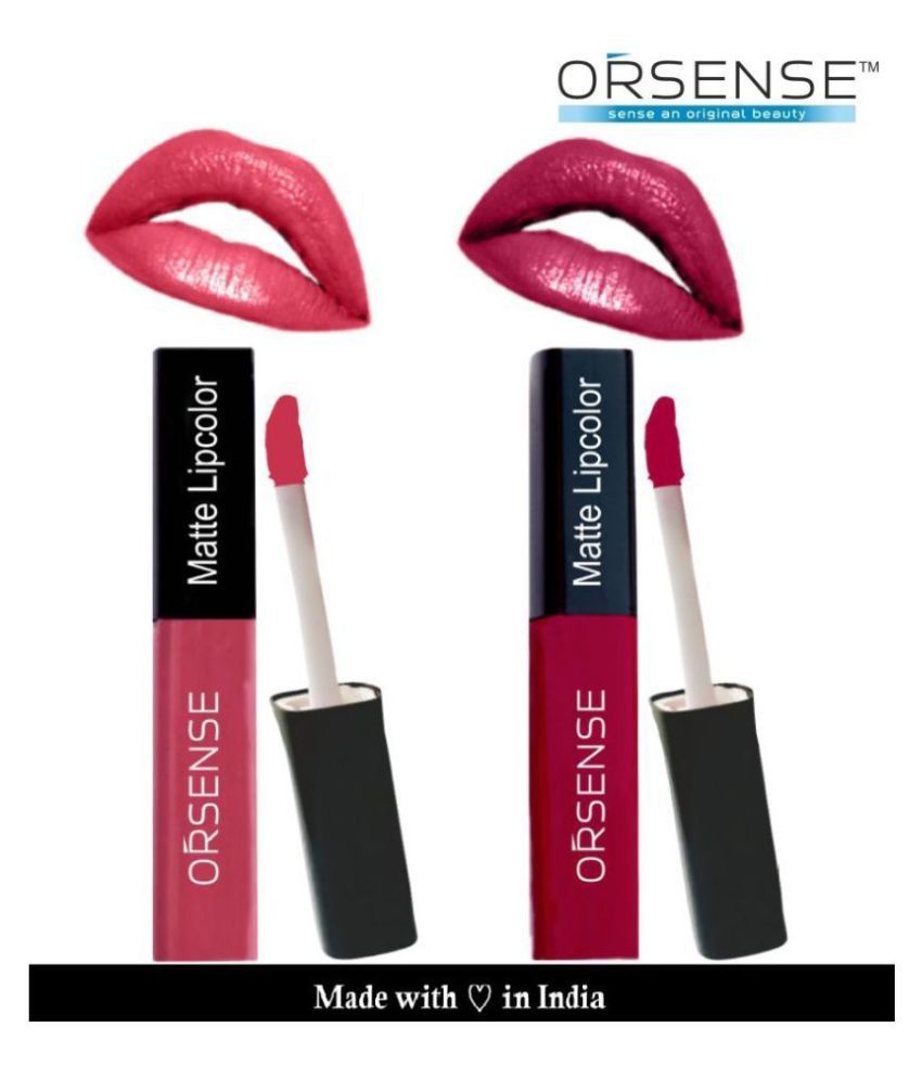     			orsense Liquid Lipstick Blood Red Pack of 2 10 g