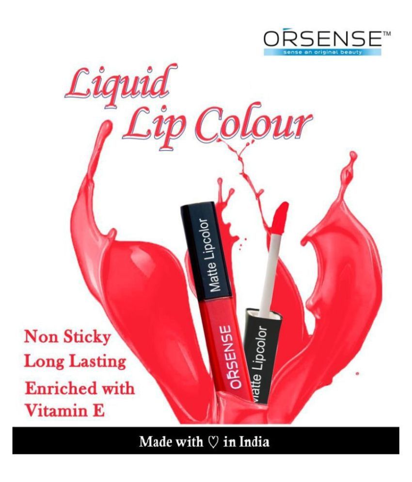     			orsense Liquid Lipstick Poppy Red 10 g