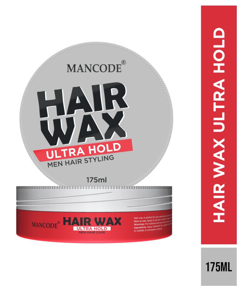 Mancode Ultra Hold for Hair Styling Wax 175 mL: Buy Mancode Ultra Hold for Hair  Styling Wax 175 mL at Best Prices in India - Snapdeal