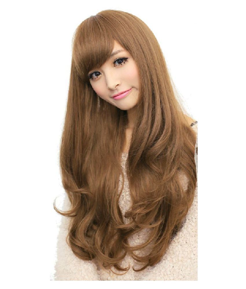 PTCMART shining light weight hair Wavy Clip In Hair Extension Medium Brown:  Buy PTCMART shining light weight hair Wavy Clip In Hair Extension Medium  Brown at Best Prices in India - Snapdeal