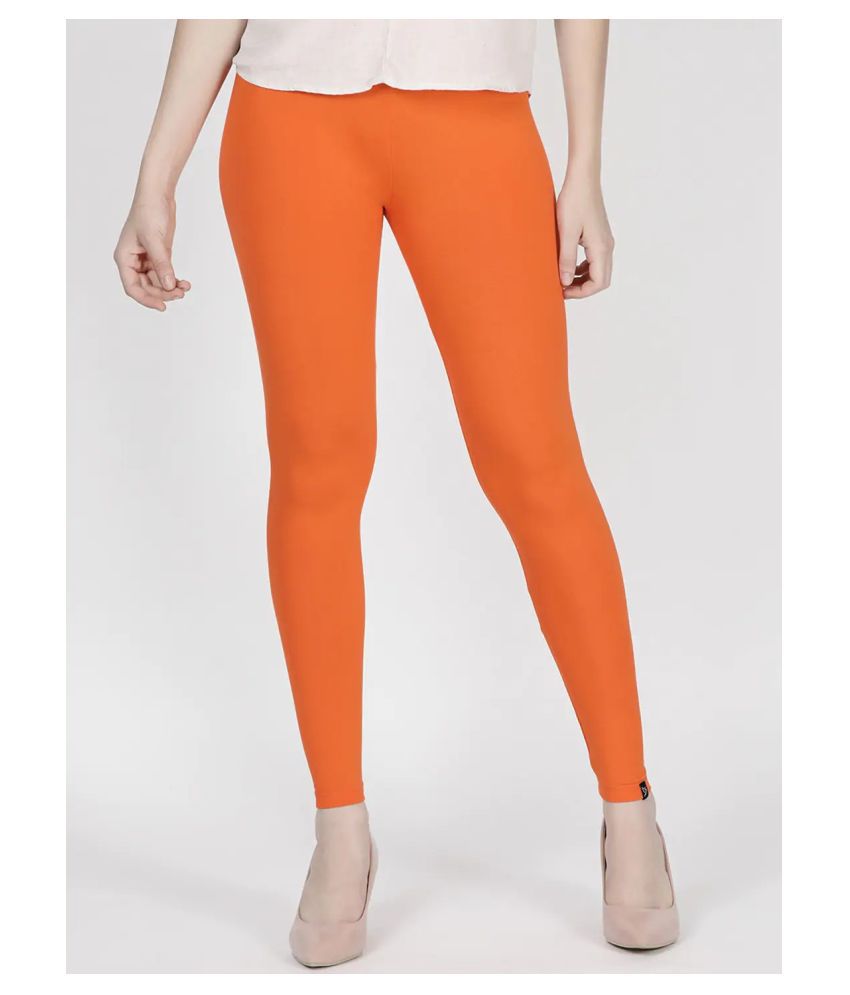 Red High Waist Ankle Length Lycra Cotton Legging, Casual Wear, Slim Fit at  Rs 210 in Ahmedabad