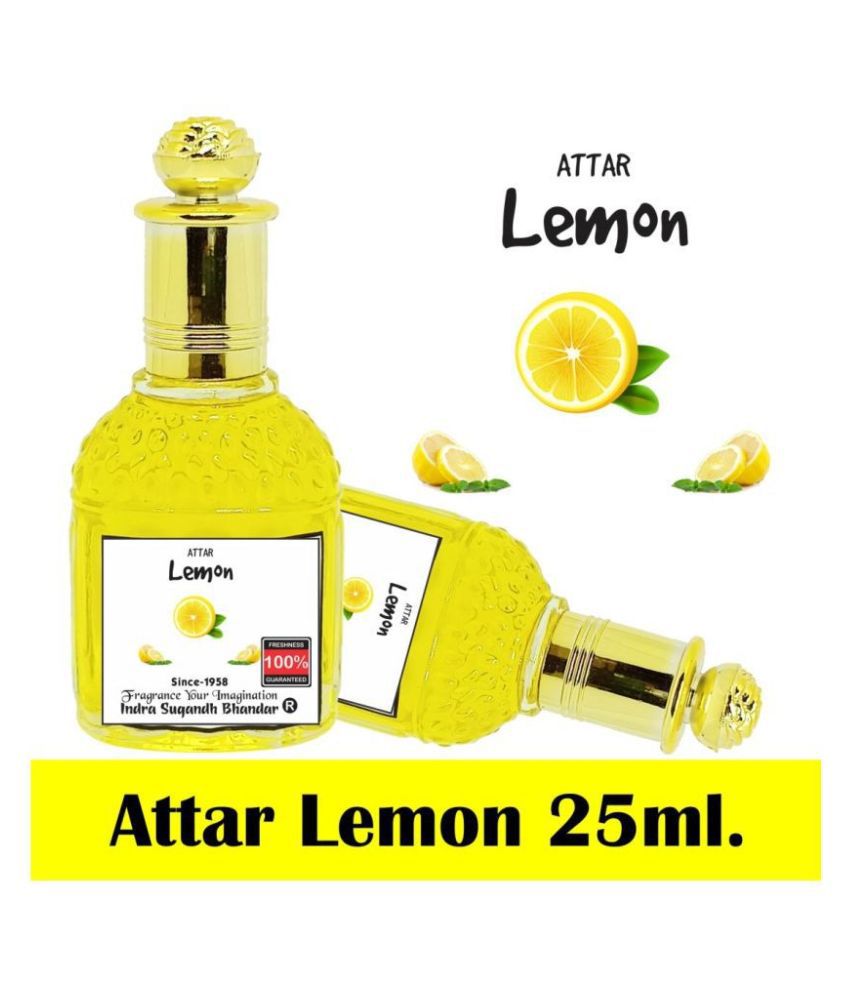     			INDRA SUGANDH BHANDAR - Lemon Attar For Men & Women 25ml Pack Of 1