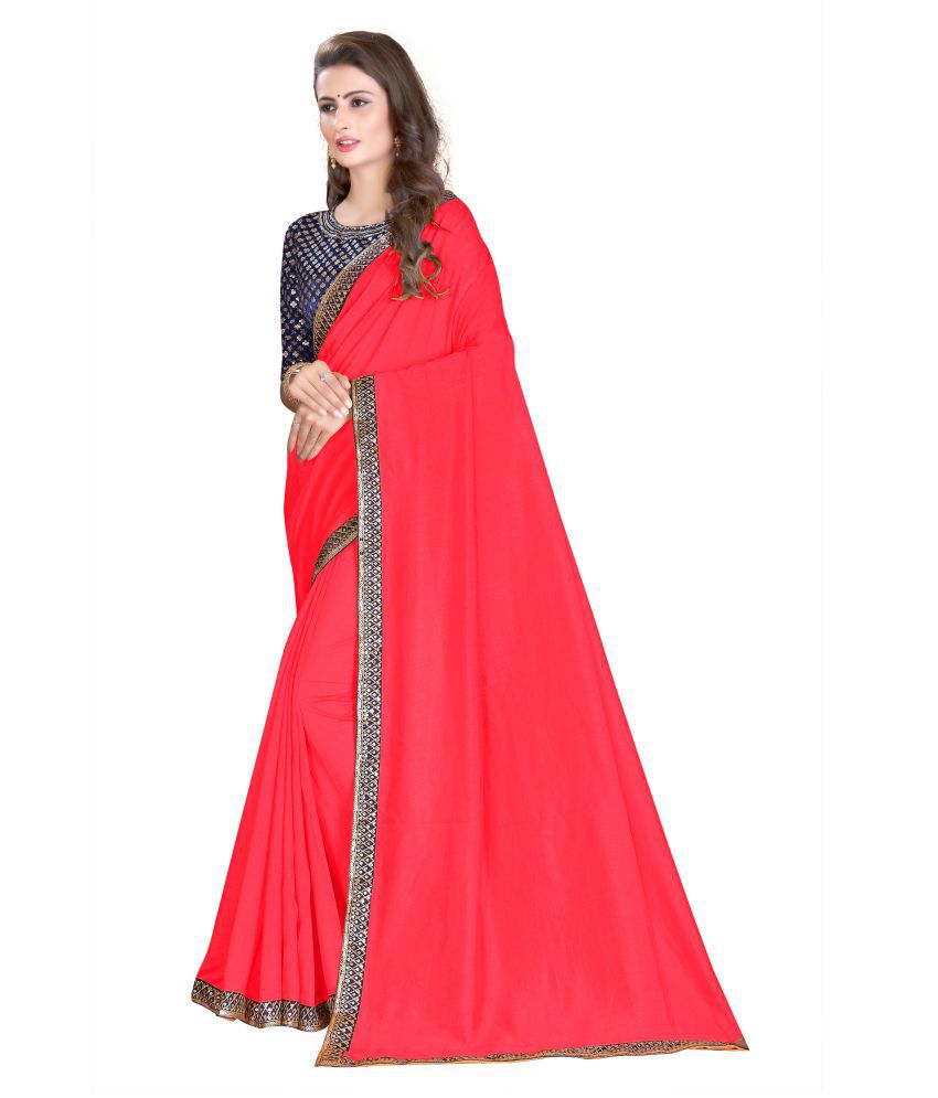 Indian Wholesale Online Red Dola Silk Saree - Buy Indian Wholesale ...