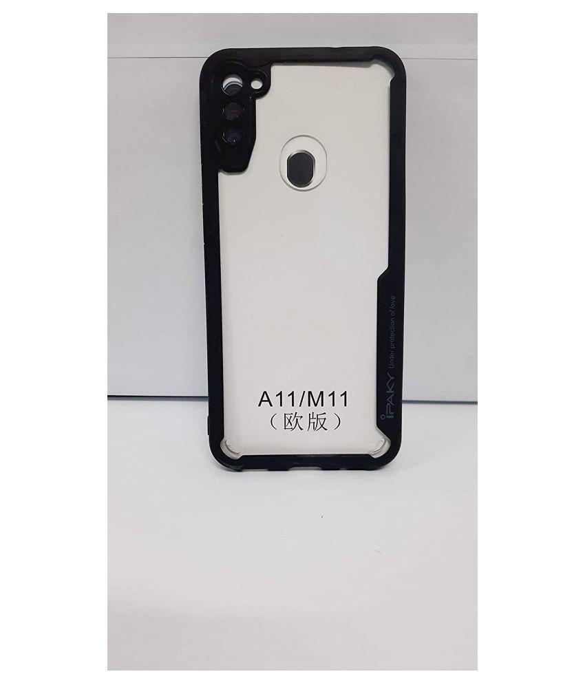     			Samsung galaxy m11 Shock Proof Case Kosher Traders - Black AirEdge Protection