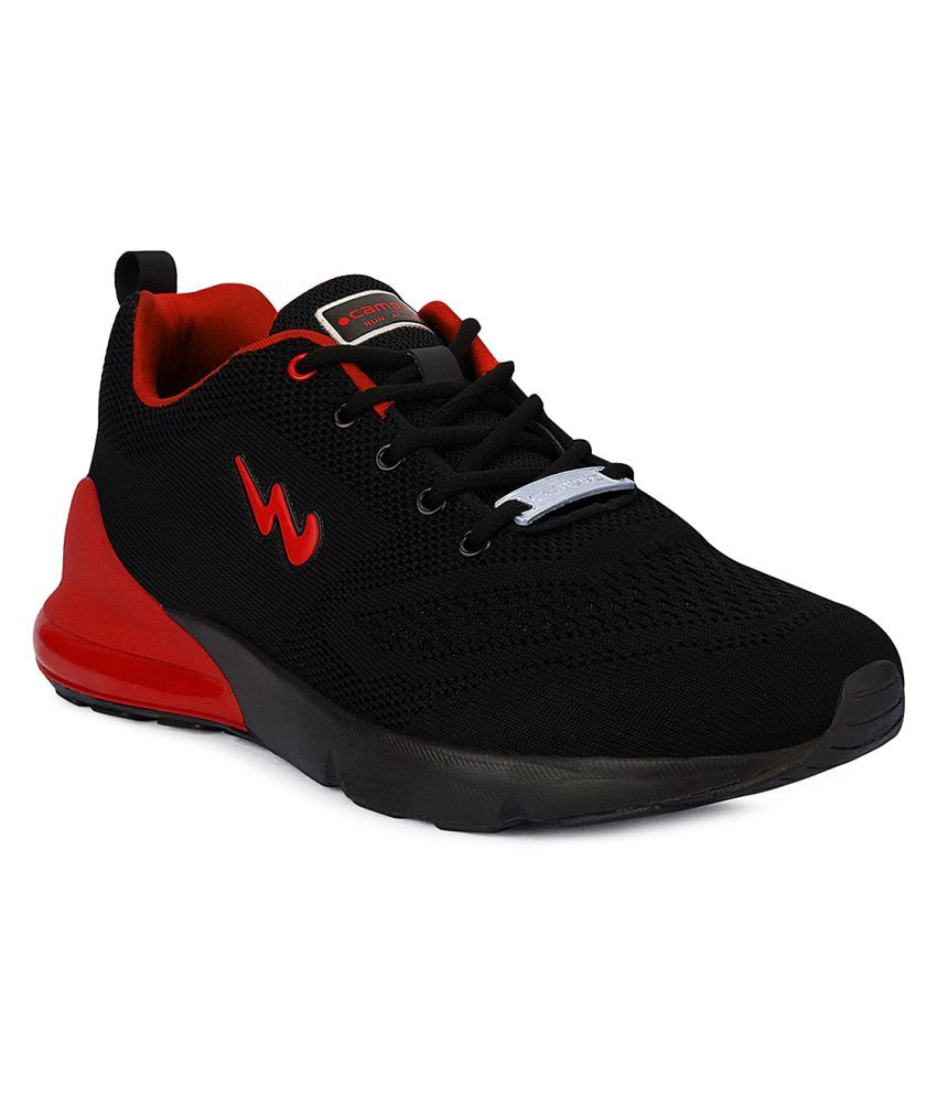     			Campus FLYING FURY Black  Men's Sports Running Shoes