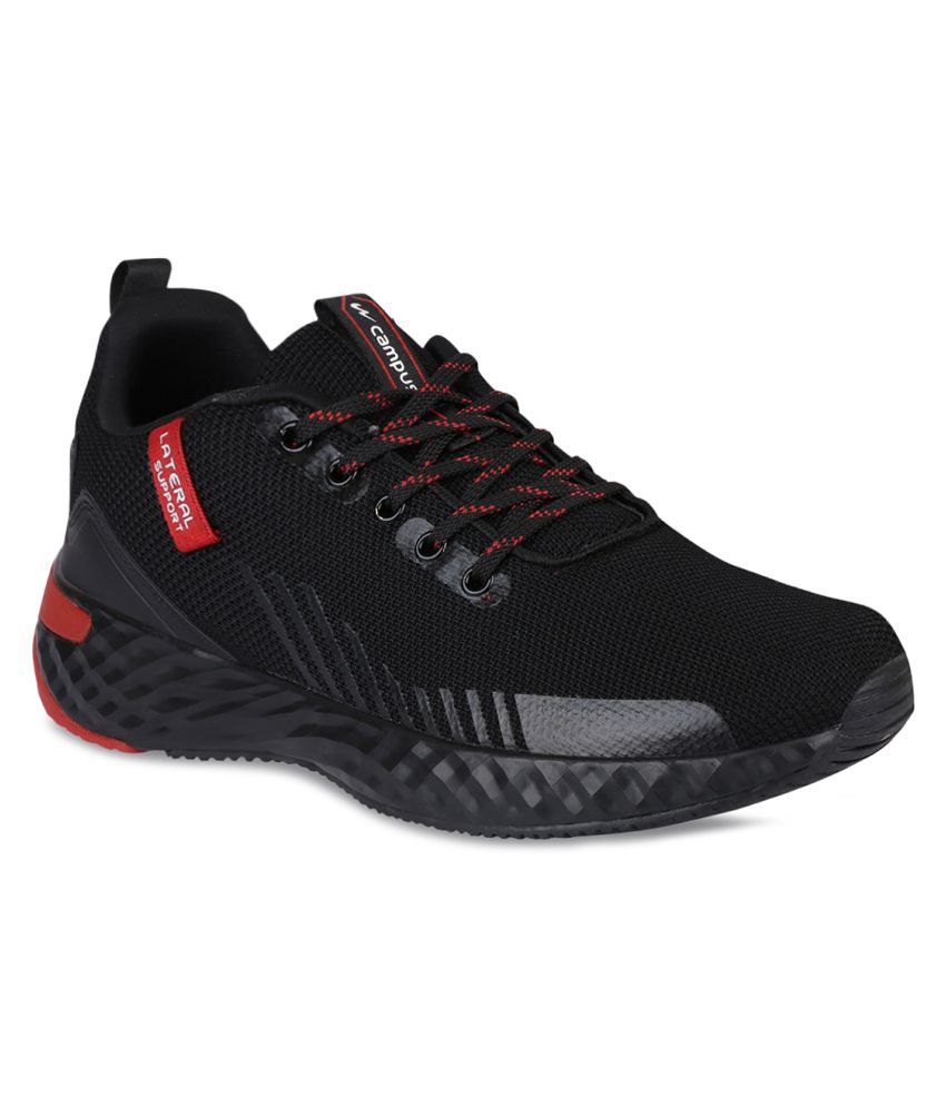 Buy Campus SIMBA PRO Black Men's Sports Running Shoes Online at Best ...