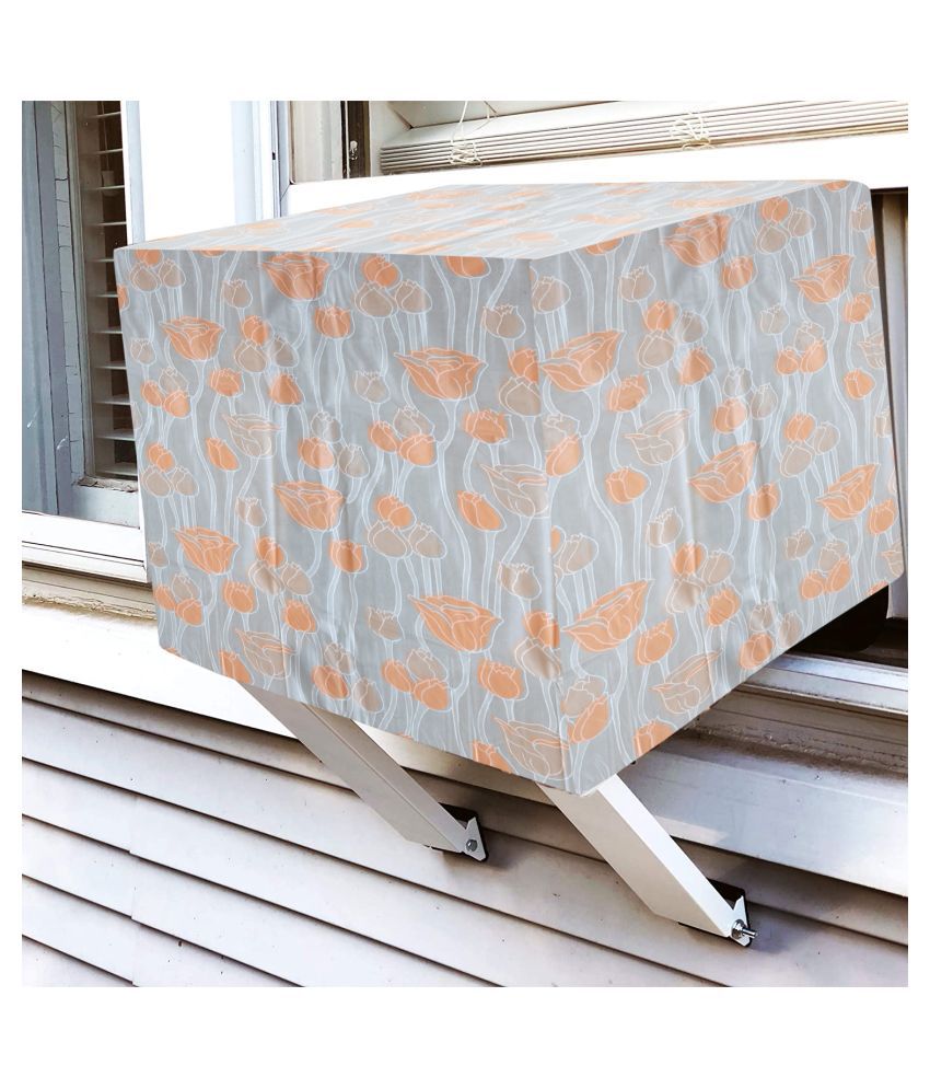     			E-Retailer Single PVC Orange AC Cover for Window AC