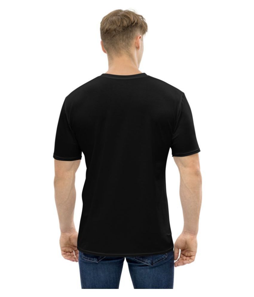 CLOTHINKHUB Polyester Black Solids T-Shirt - Buy CLOTHINKHUB Polyester ...