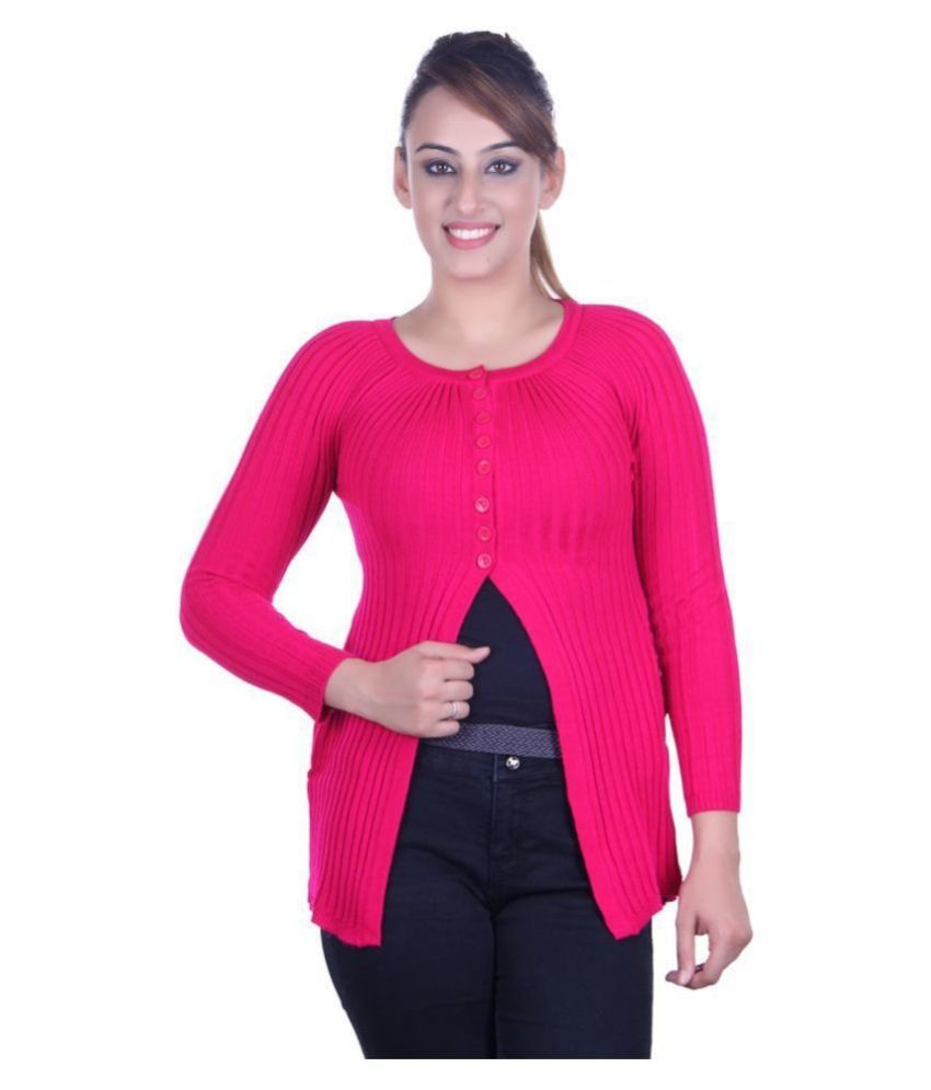     			Ogarti Acrylic Shrugs - Pink