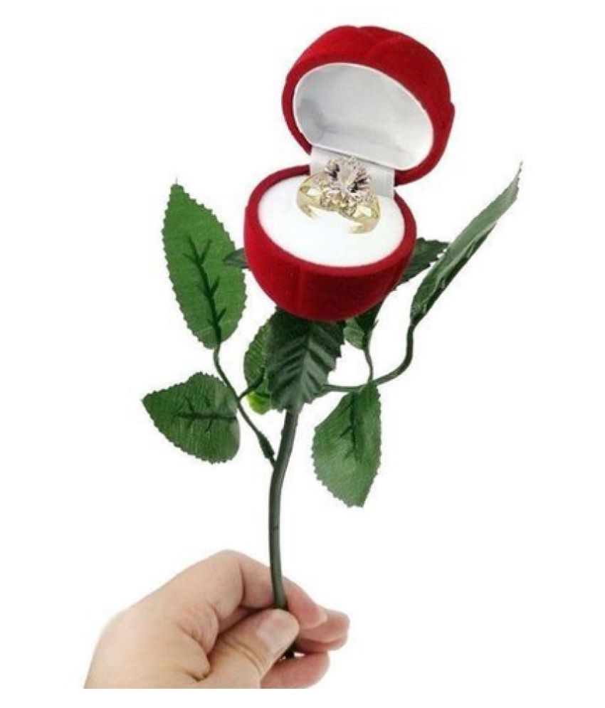 rose ring box with ring