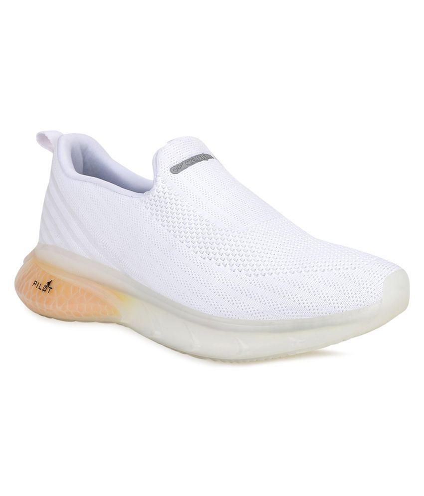     			Campus Lifestyle White Casual Shoes