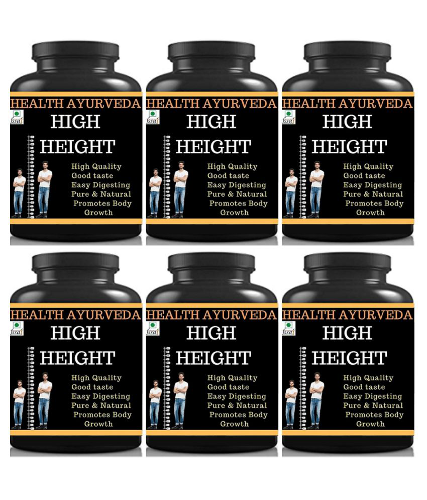Health Ayurveda High Height Chocolate Flavour Powder 600 gm Pack Of 6