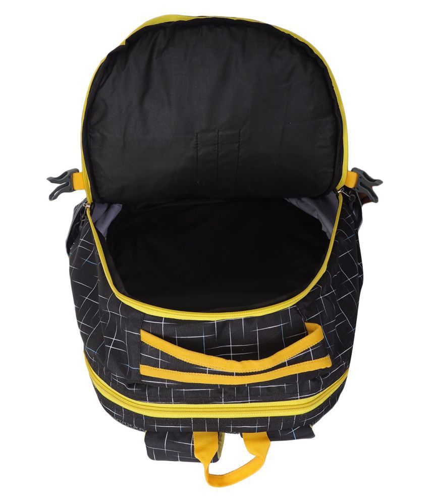 SLB BLACK,YELLOW Backpack - Buy SLB BLACK,YELLOW Backpack Online at Low ...