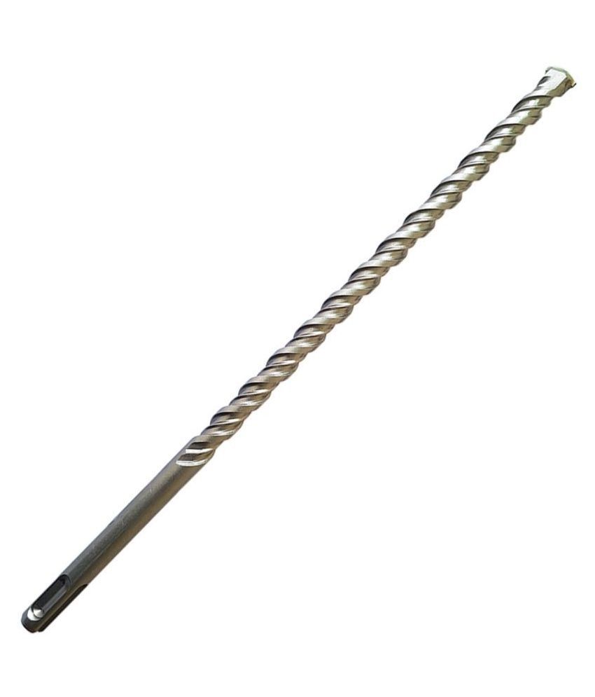     			S4 Steel (16 x 310mm) Cross Tip Plus Hammer Drill Bit (Silver)