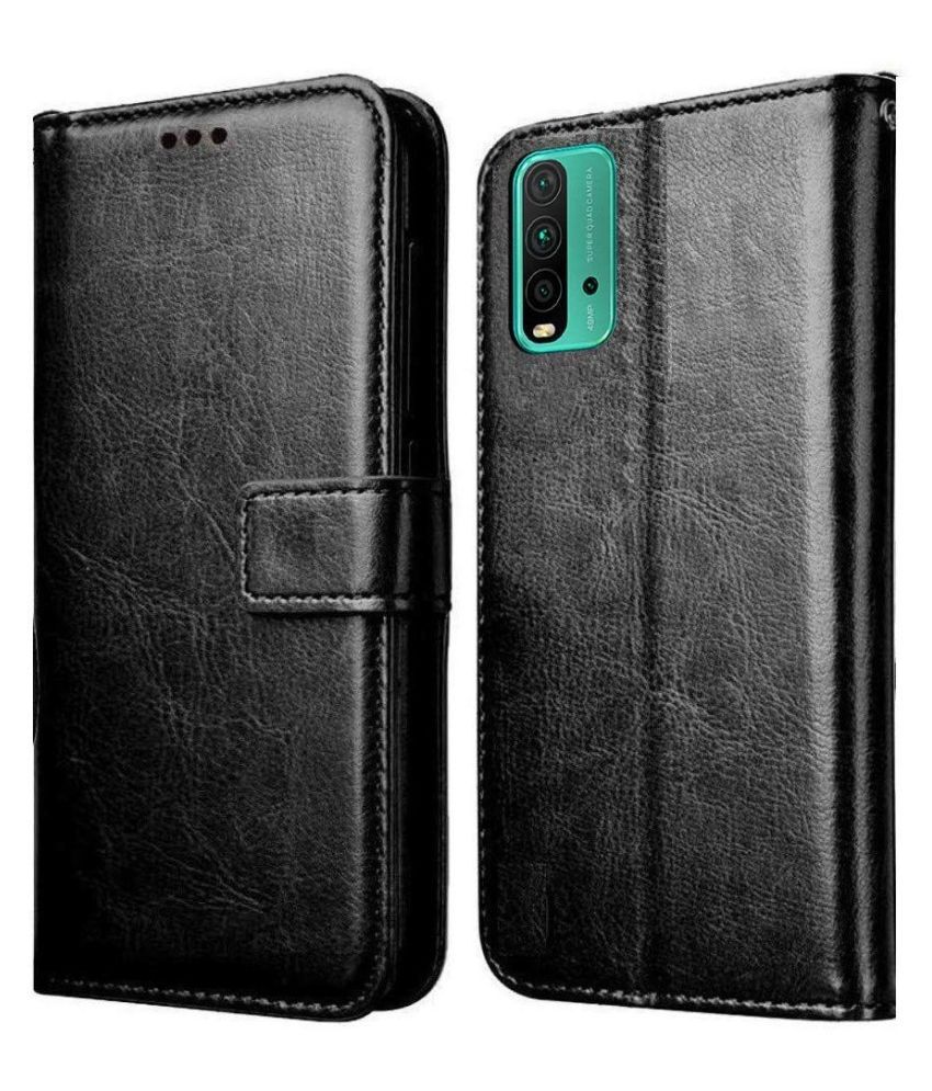     			Xiaomi Mi 9T Flip Cover by NBOX - Black Viewing Stand and pocket