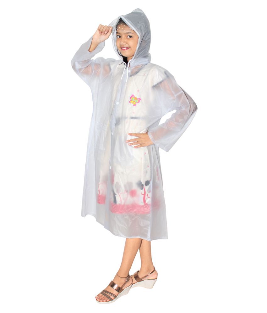 Goodluck PVC Girls Raincoat Full Sleeve