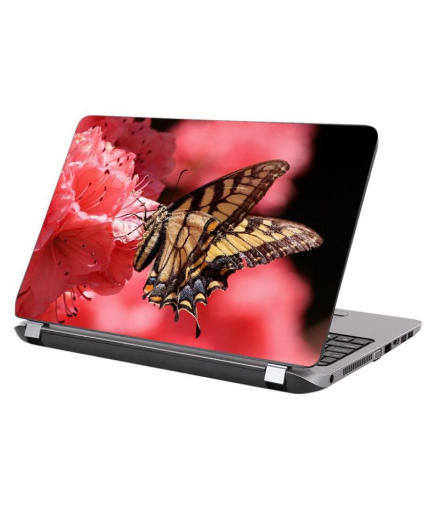     			Laptop Skin Butterfly on Nector Premium vinyl HD printed Easy to Install Laptop Skin/Sticker/Vinyl/Cover for all size laptops