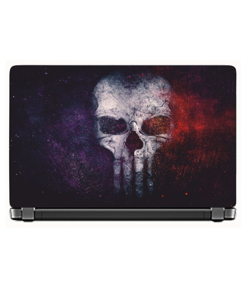     			Laptop Skin  Skull_symbol Premium Matte vinyl HD printed Easy to Install Laptop Skin/Sticker/Decal/Vinyl/Cover for all size laptops upto 15.6