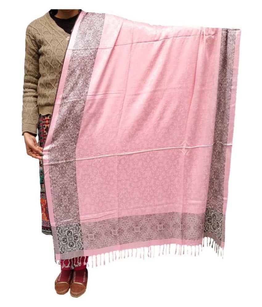 pink kashmiri shawl