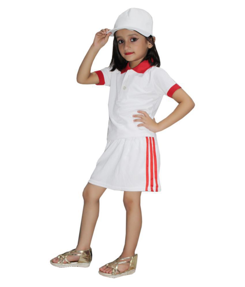 Kaku Fancy Dresses Sania Mirza,Tennis Player,National Hero Costume For Kids School Annual function/Theme Party/Competition/Stage Shows Dress