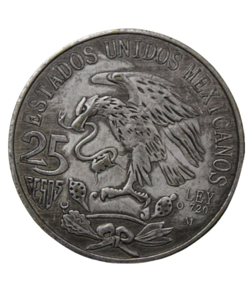     			25   Pesos   ( 1968 )   Estados   Unidos    Mexicanos   XIX   Olympic   Games   Mexico   Pack  of  1  Extremely   Rare   Coin