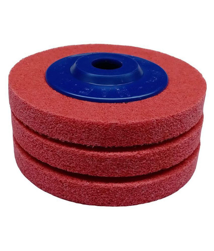AASONS Nylon fiber buffingand sanding disc 4 inch polishing pad abrasive, paint & rust remover