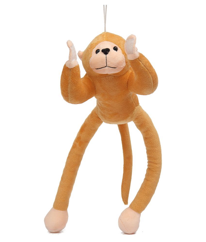 small soft toy monkey