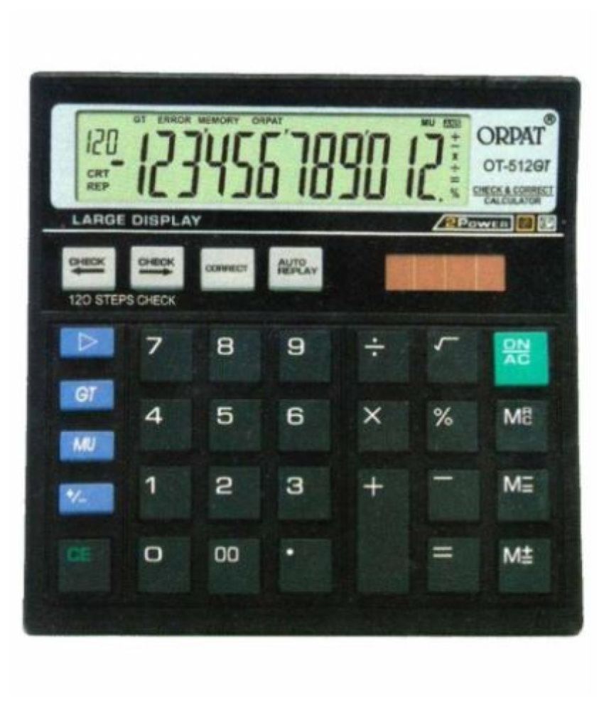     			Orpat Calculator OT 512gt Pack Of 1