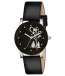 EMPERO Leather Round Womens Watch