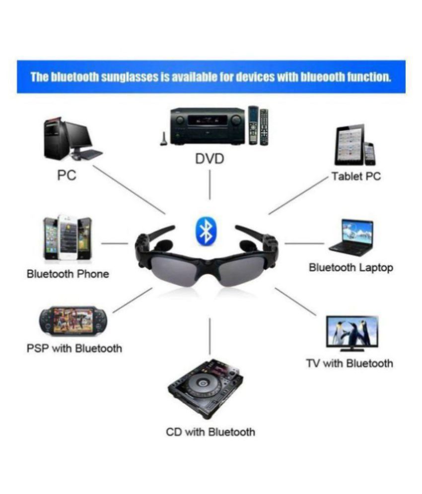 Nextofit Bluetooth Sunglass Bluetooth Headset Black Buy Nextofit Bluetooth Sunglass