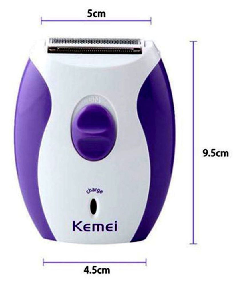 Women 2in1 Kemei Rechargable Waterproof Trimmer Shaver Painless ...