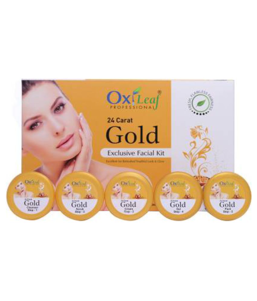     			Oxileaf 24 Carat Gold Exclusive Facial Kit 700 g