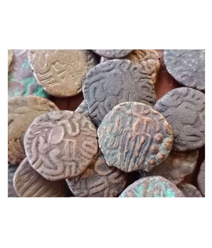    			TOP CONDITION - 50 Pieces Lot - HINDU DYNASTY - CHOLA , RAJA RAJA , THE BUILDER OF TANJORE TEMPLE . 1000 YEARS OLD - india