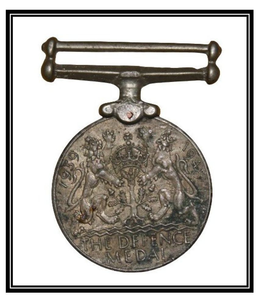     			PRIDE INDIA - The Defence ( 1939 - 1945 ) George VI D:G:BR.OMN:REX.F:D:IND:IMP. 1 Numismatic Coins