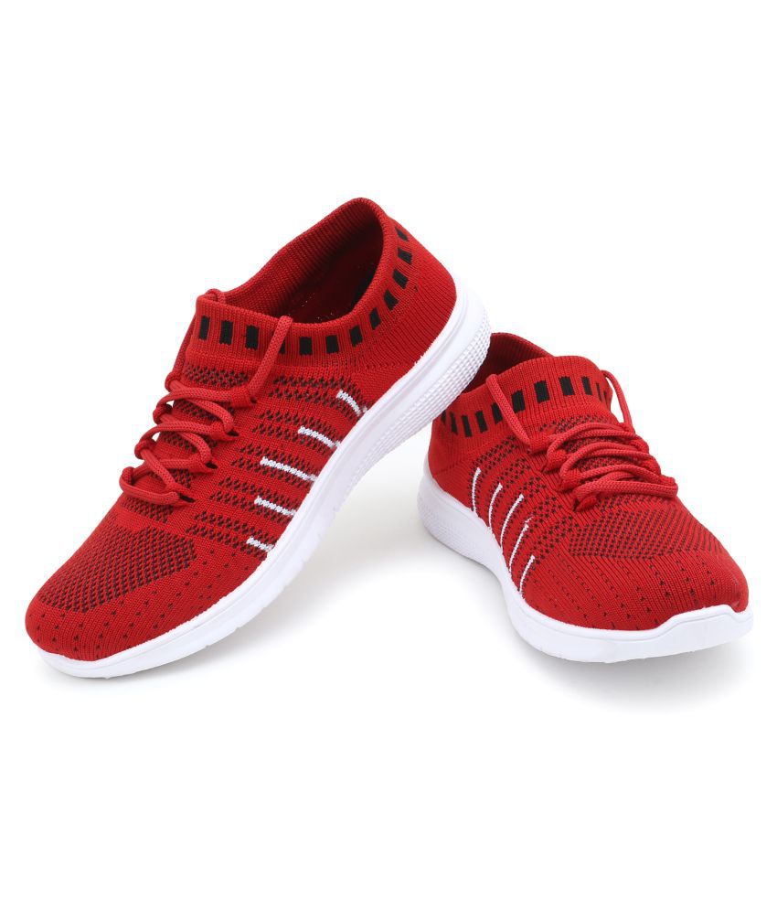 Deeksha Red Walking Shoes Price in India- Buy Deeksha Red Walking Shoes ...