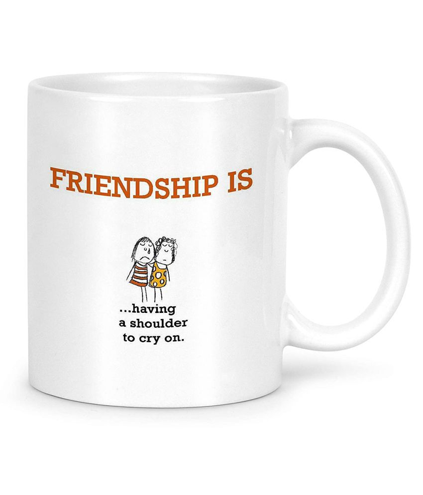     			Idream Quote Printed Ceramic Coffee Mug 1 Pcs 330 mL