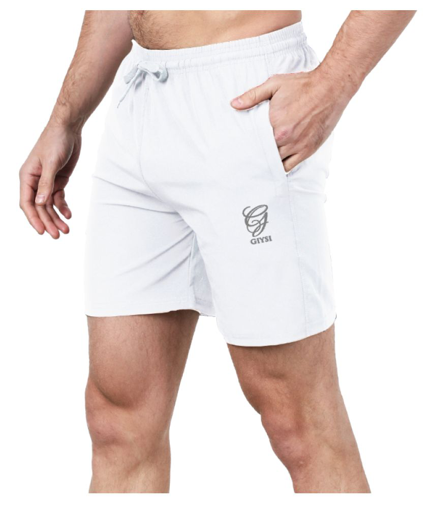 GIYSI White Shorts - Buy GIYSI White Shorts Online at Low Price in ...