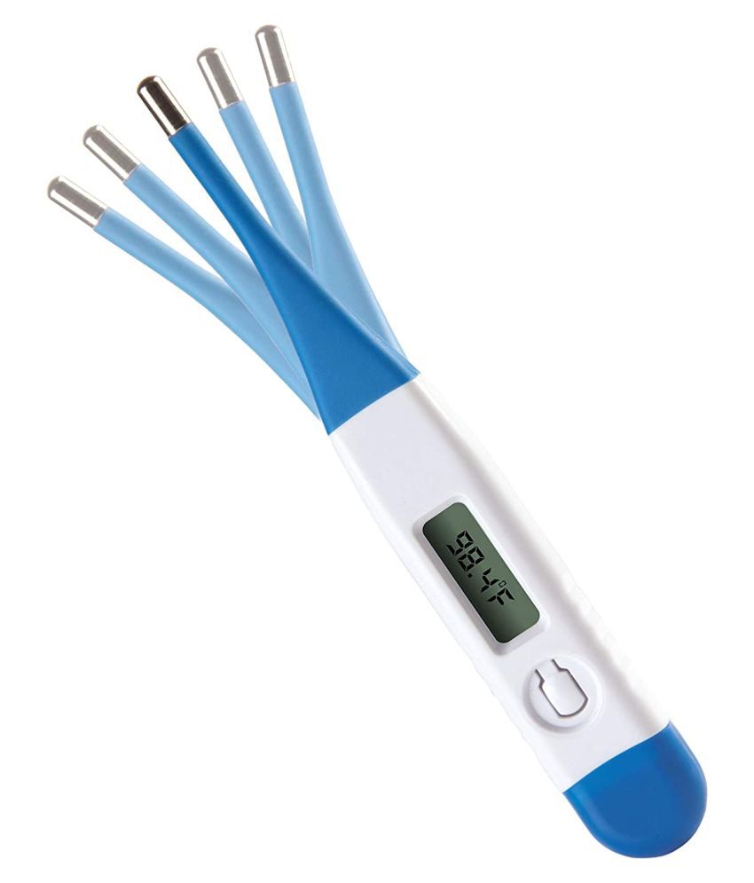     			Mcp Dual Scale C and F Oral Digital Thermometer Flexible Waterproof Flexible