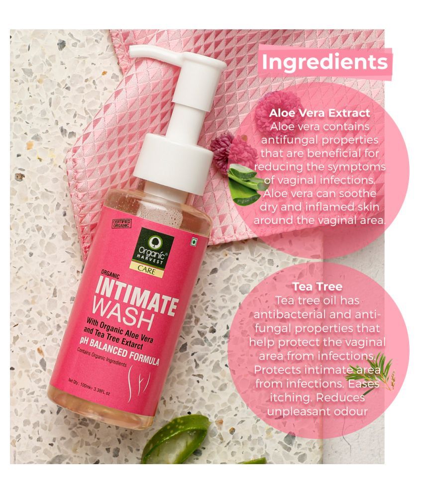 Organic Harvest Daily Intimate Feminine Wash for Women, 100 ml Buy